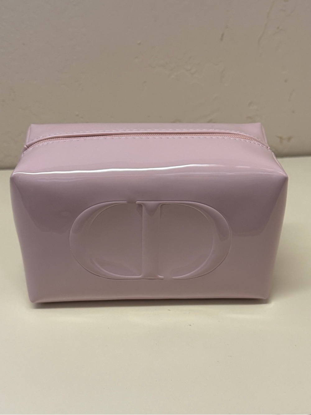 🌸 NEW Limited Edition 2026 Dior Glossy Pale Pink Cosmetic Bag